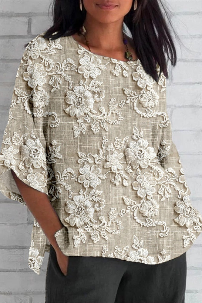 Grace | Bluse Premium mit Blumenmuster
