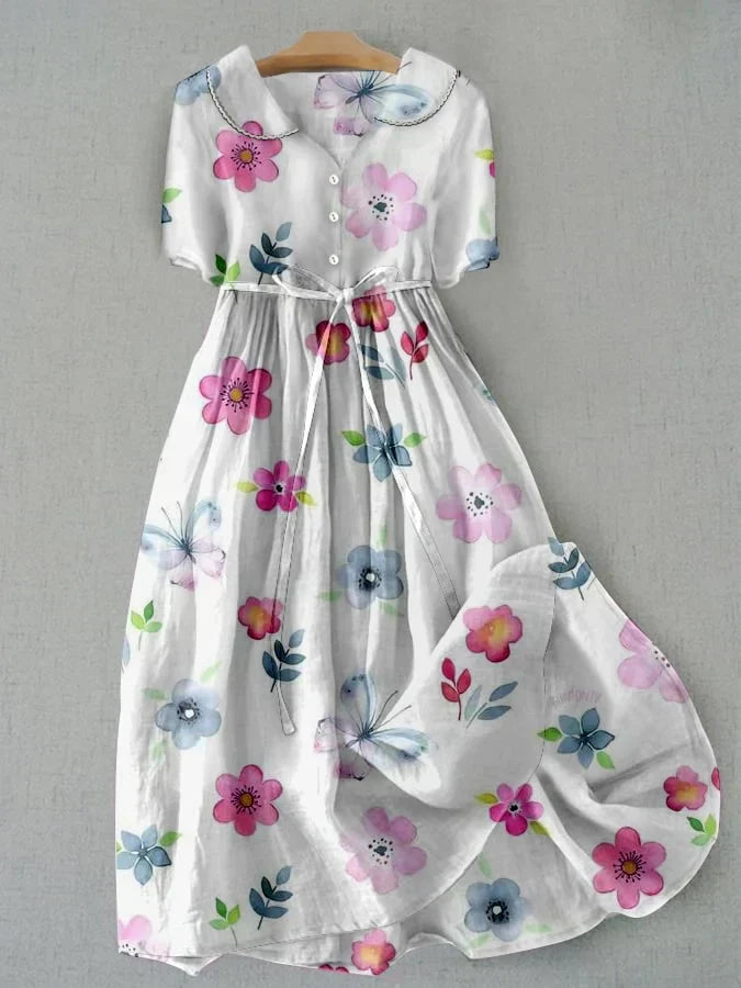 Sophie | Vintage-Kleid mit Blumenmuster