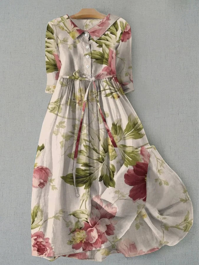 Cora | Vintage-Kleid mit Blumenmuster