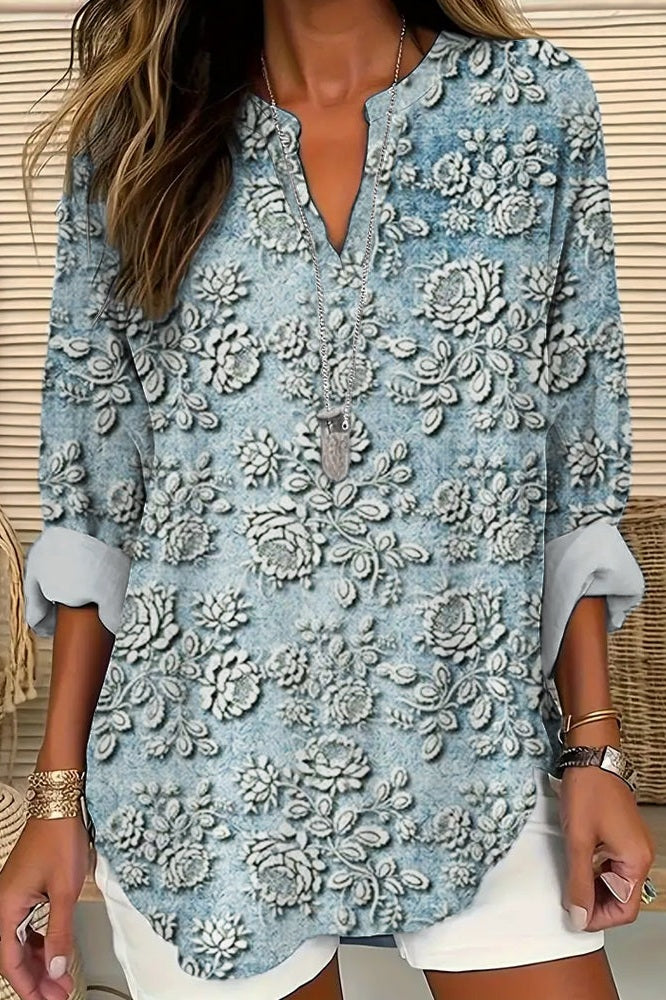 Anna | Blouse Premium Bloom Design