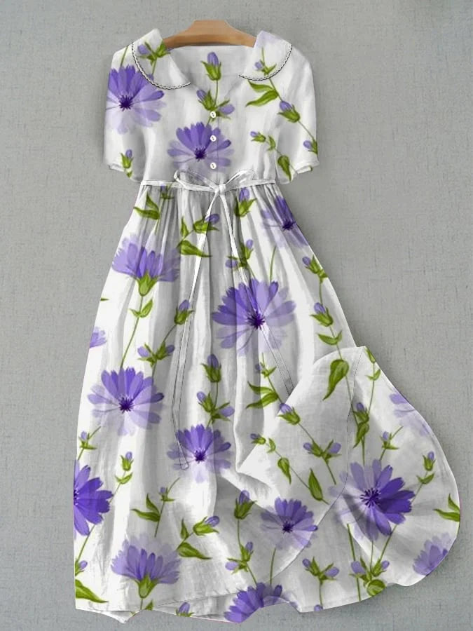 Lena | Vintage-Kleid mit Blumenmuster