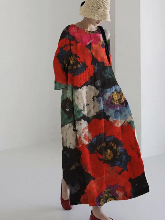 Victoria | Premium Floral Kleid