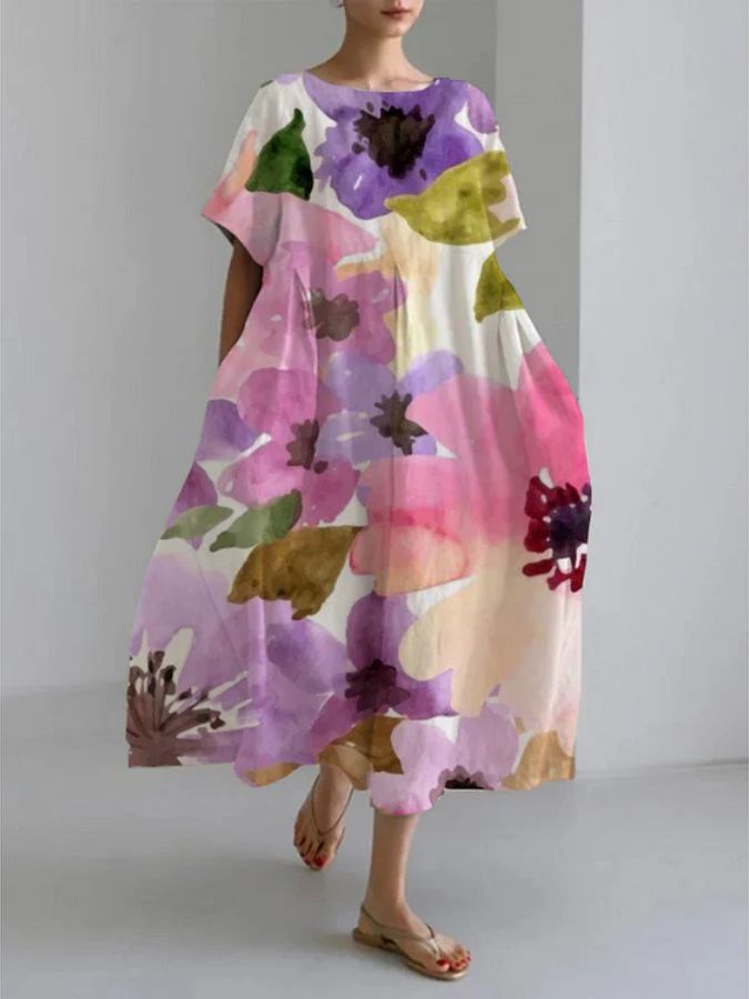 Scarlett | Premium Floral Kleid