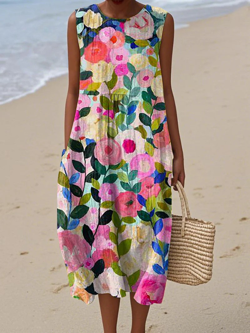 Zilley | Kunstvolles Strandkleid