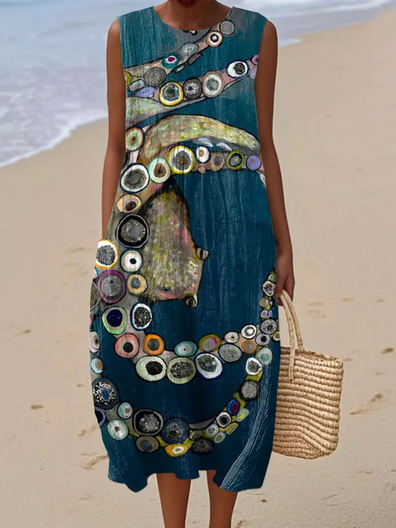 Molly | Kunstvolles Strandkleid