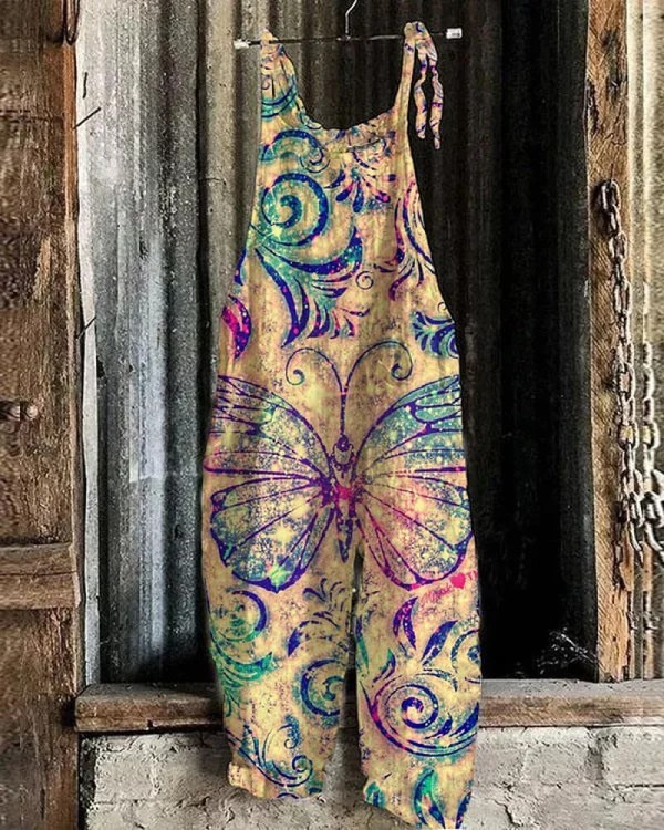 Sophie | Vintage Jumpsuit Premium Weites Bein