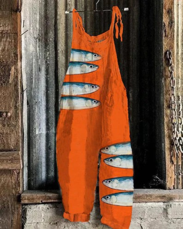 Lena | Vintage Jumpsuit Premium Weites Bein
