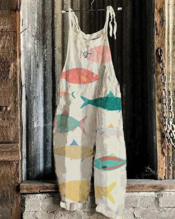 Villa | Vintage Jumpsuit Premium Weites Bein