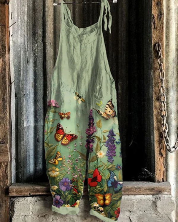 Jenny | Vintage Jumpsuit Premium Weites Bein