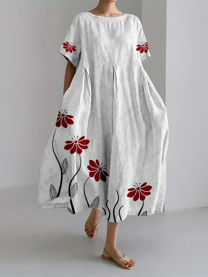 Lamya | Premium Floral Kleid