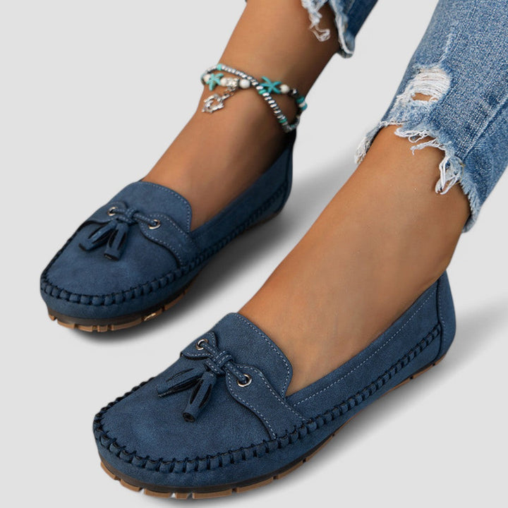 Charlotte | Bequeme Mokassins mit Schleife