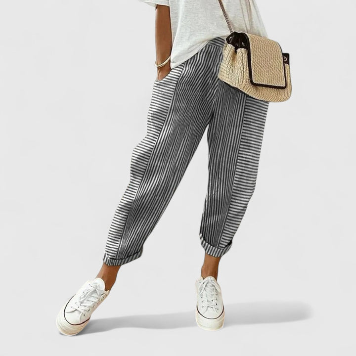 Alex | Gestreifte Hose elegant