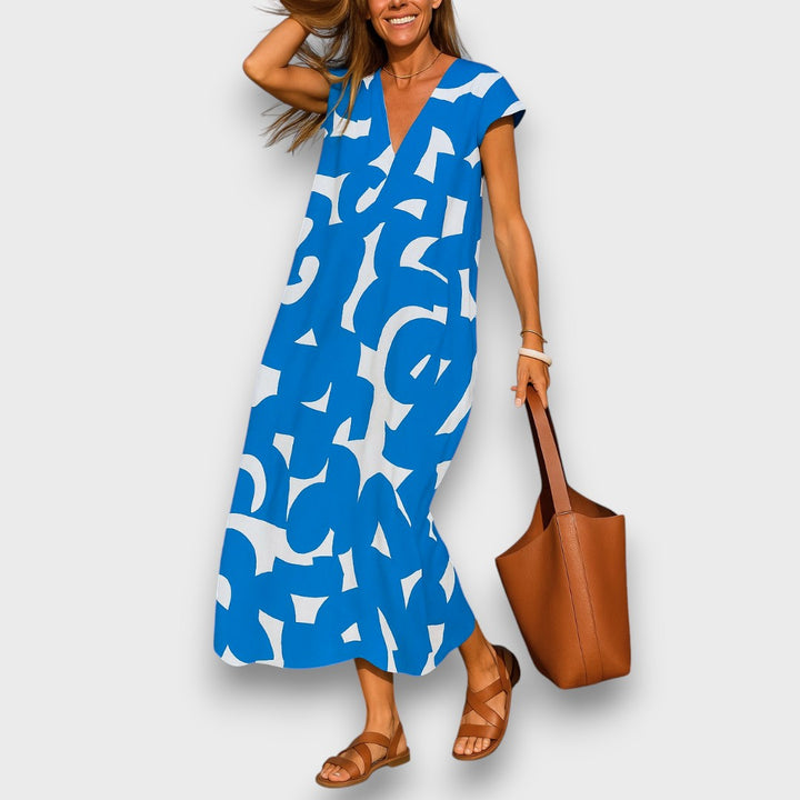 Masha | Luftiges Kleid mit V-Ausschnitt