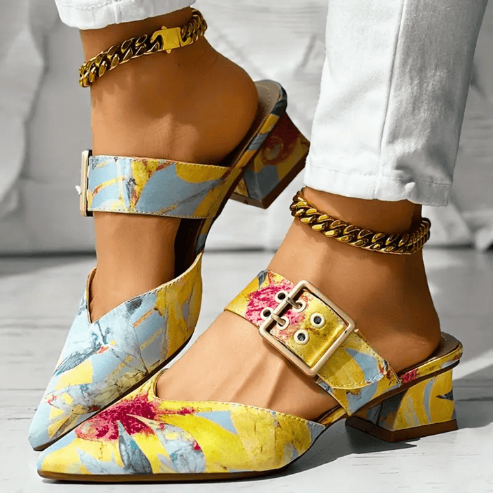 BELLO | Orthopädische Farbakzent-Heels für Damen