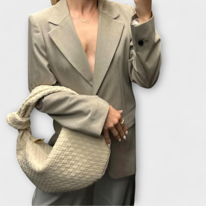 Marlene | Große geflochtene Damenhandtasche