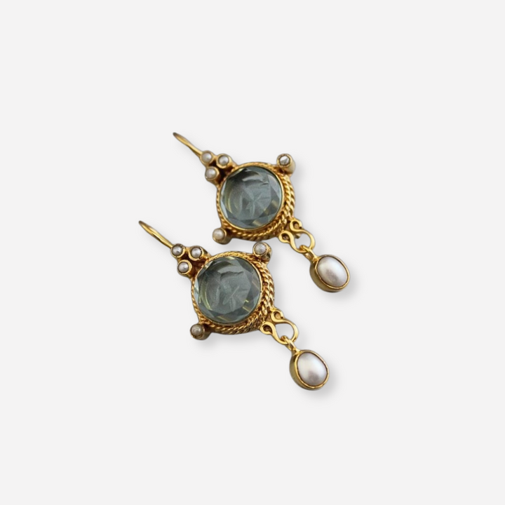 Merena | Vintage-Ohrringe mit Perle