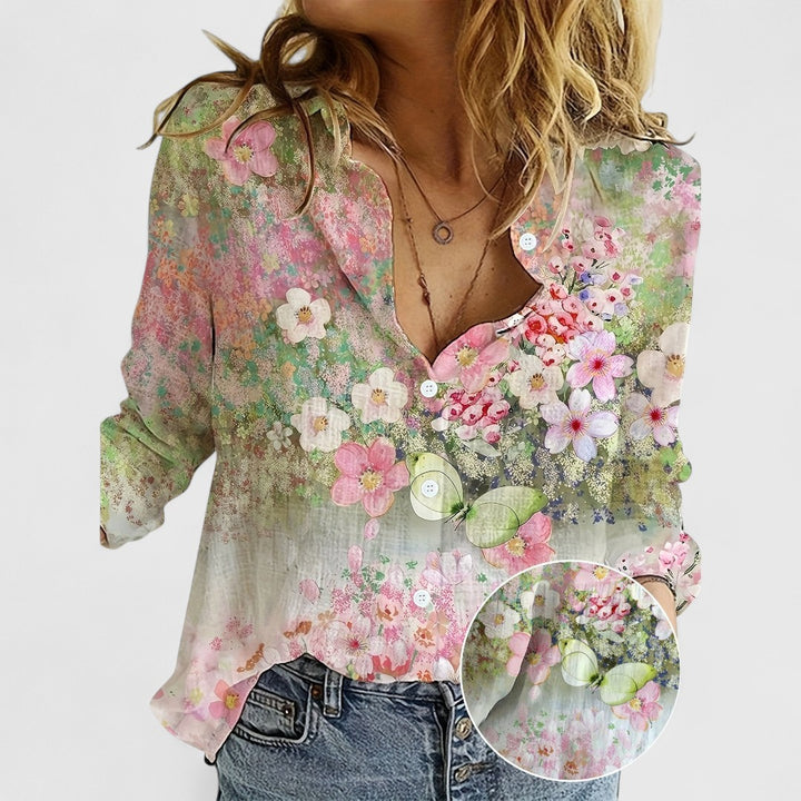 Fiona | Bluse mit Blütenprint