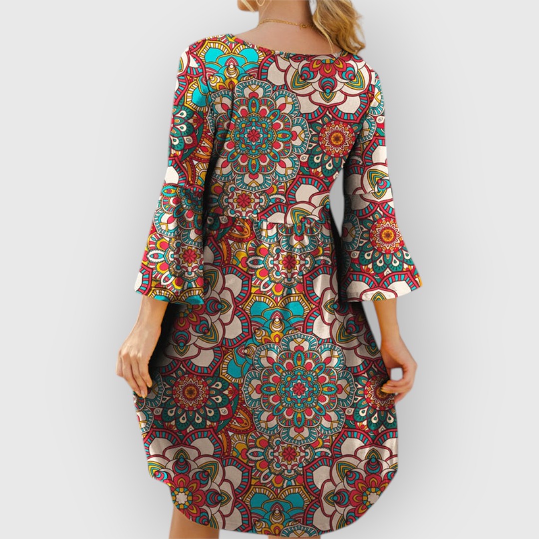 SYBELLA | Bohemian Print Kleid