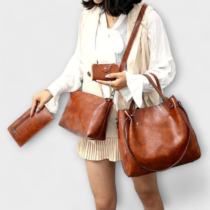 Montanna | 4-teiliges Vintage-Taschen-Set