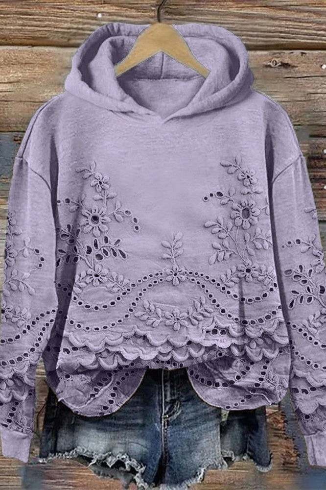 Miya |  Blumige elegante Hoodies