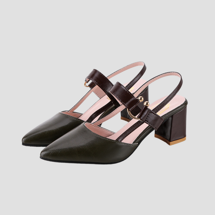 Nia | Orthopädische Komfort-Sandalen mit Blockabsatz