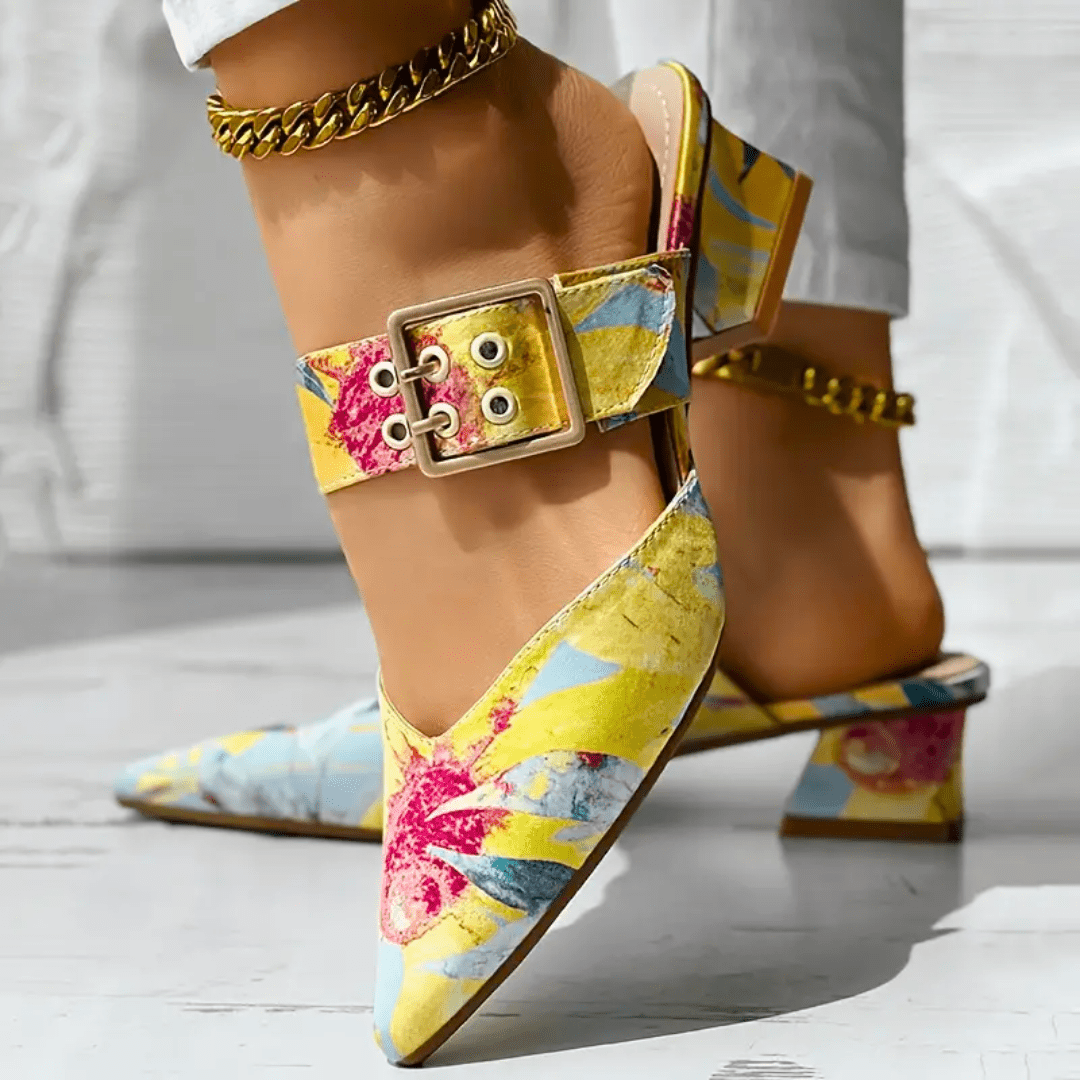 BELLO | Orthopädische Farbakzent-Heels für Damen