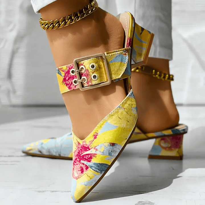 BELLO | Orthopädische Farbakzent-Heels für Damen