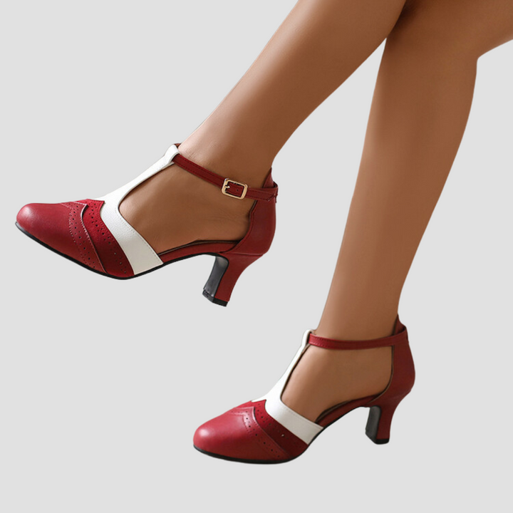 NATASHA | Orthopädische Vintage-Heels mit Stil