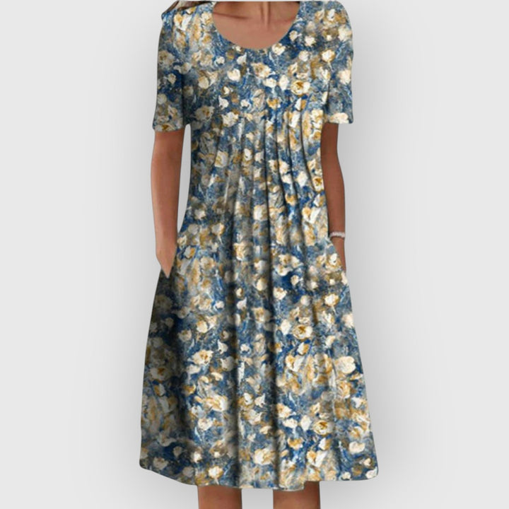 Lucy | Kleid mit Blumenstickerei