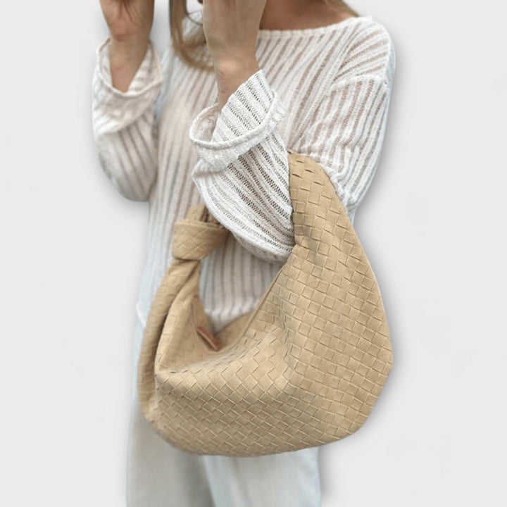Marlene | Große geflochtene Damenhandtasche
