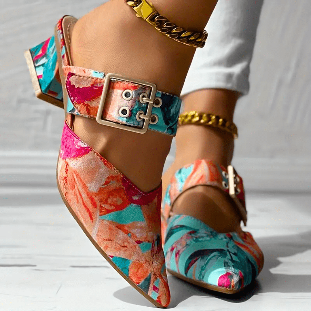 BELLO | Orthopädische Farbakzent-Heels für Damen