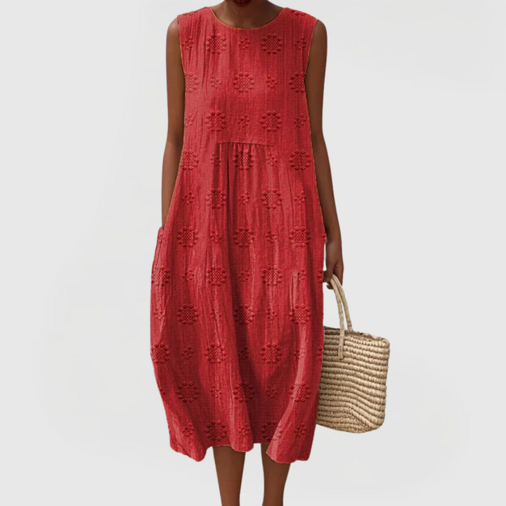 Teresa | Elegantes Kleid mit Taschen
