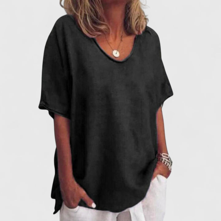 Lena | V-Ausschnitt-Shirt