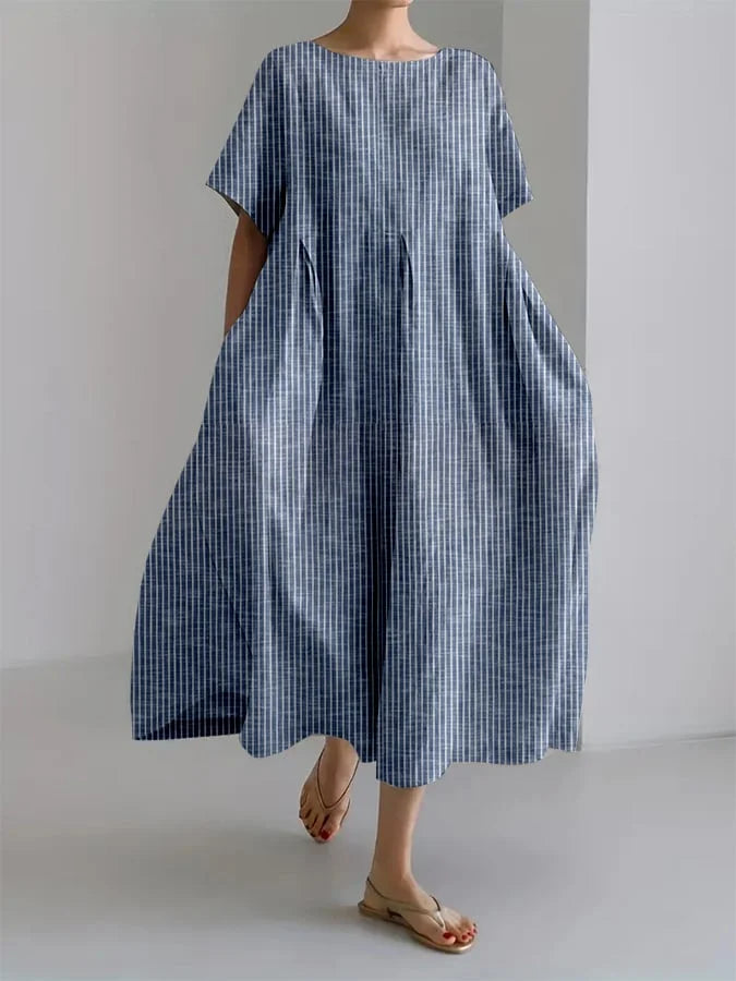 Thea | Elegantes Streifenkleid