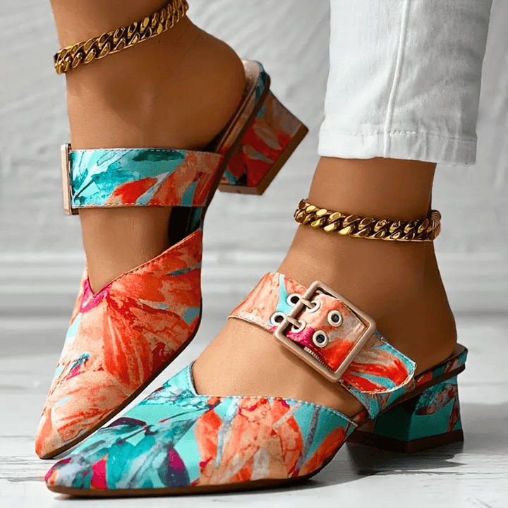 BELLO | Orthopädische Farbakzent-Heels für Damen
