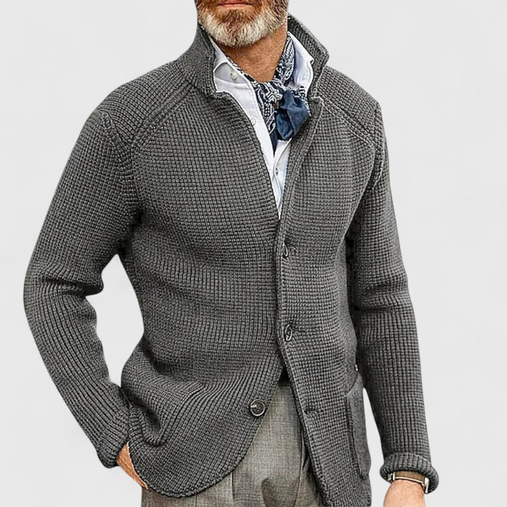 James | Geknöpfte Strickjacke