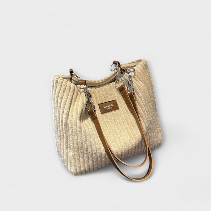 Melissa | Weiche Cord-Schultertasche