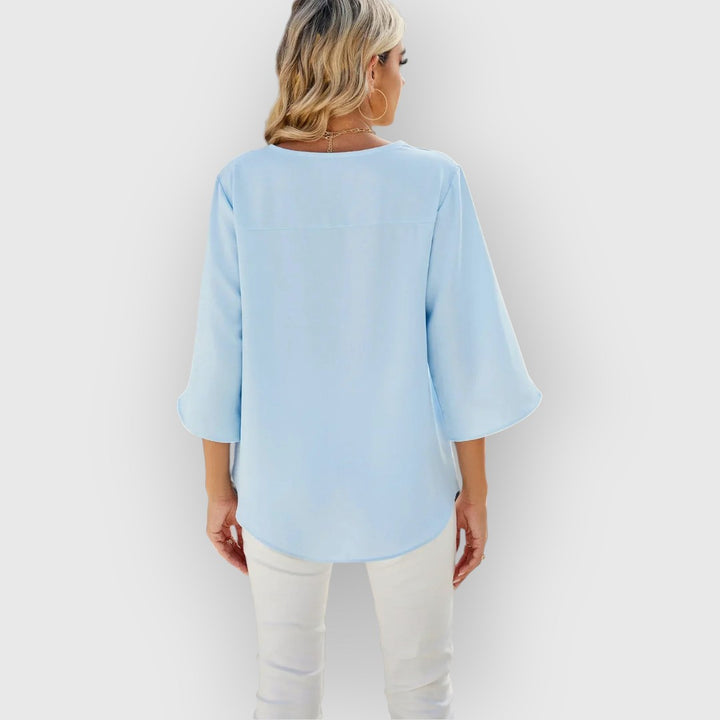Rachel | Bluse mit V-Ausschnitt