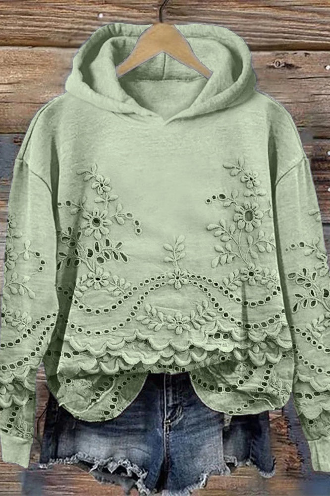 Miya |  Blumige elegante Hoodies