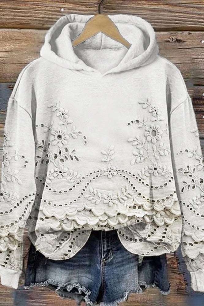 Miya |  Blumige elegante Hoodies