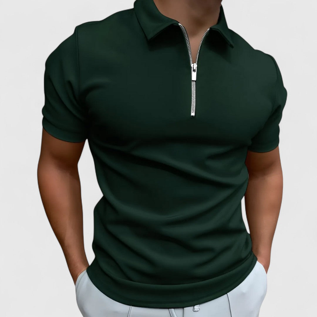 Lucas | Poloshirt mit Reißverschluss