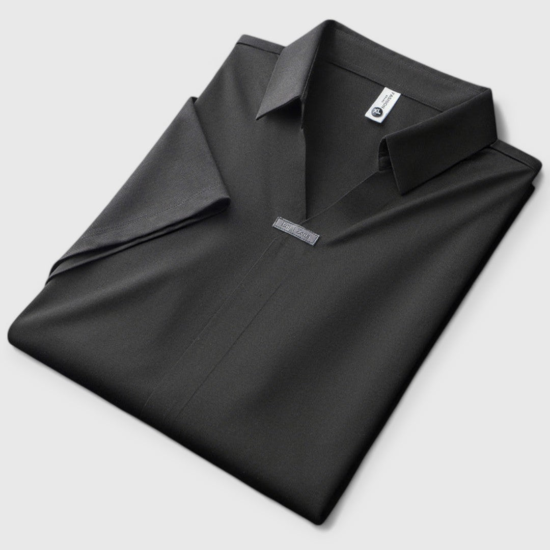 Cornelio | Poloshirt mit V-Ausschnitt