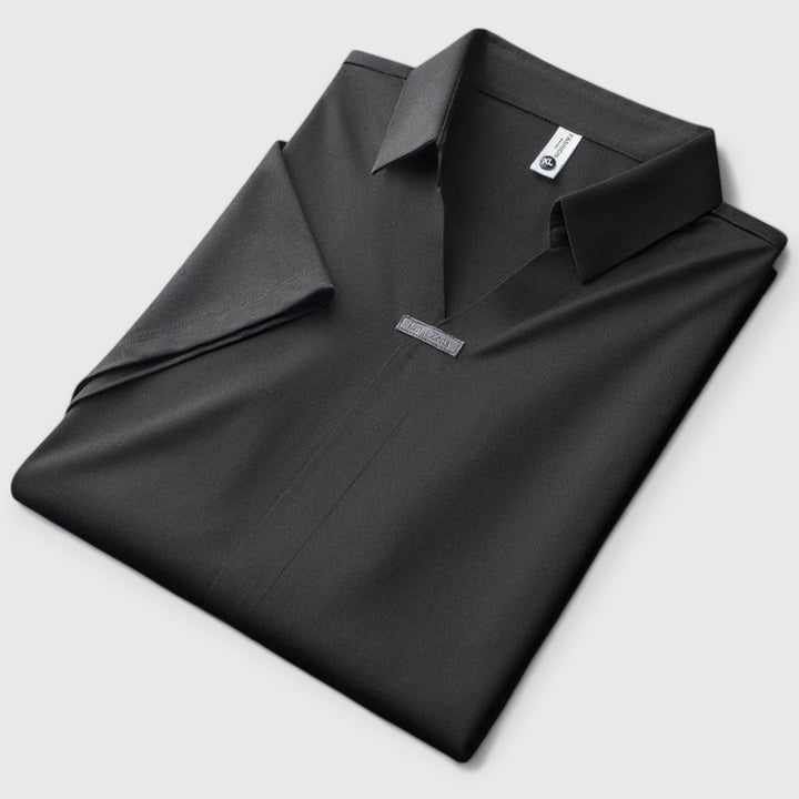 Cornelio | Poloshirt mit V-Ausschnitt