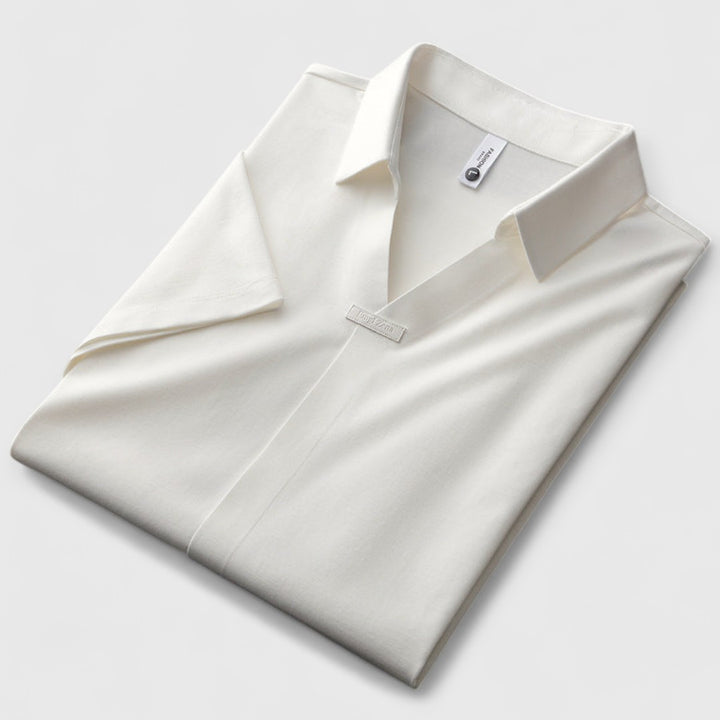 Cornelio | Poloshirt mit V-Ausschnitt