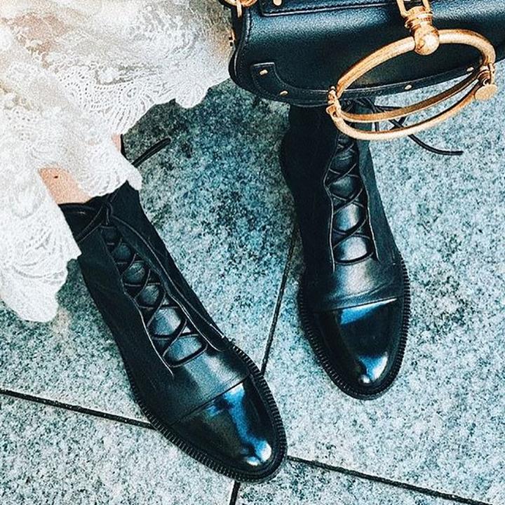 ALTHEA | Klassische Schnür-Stiefeletten