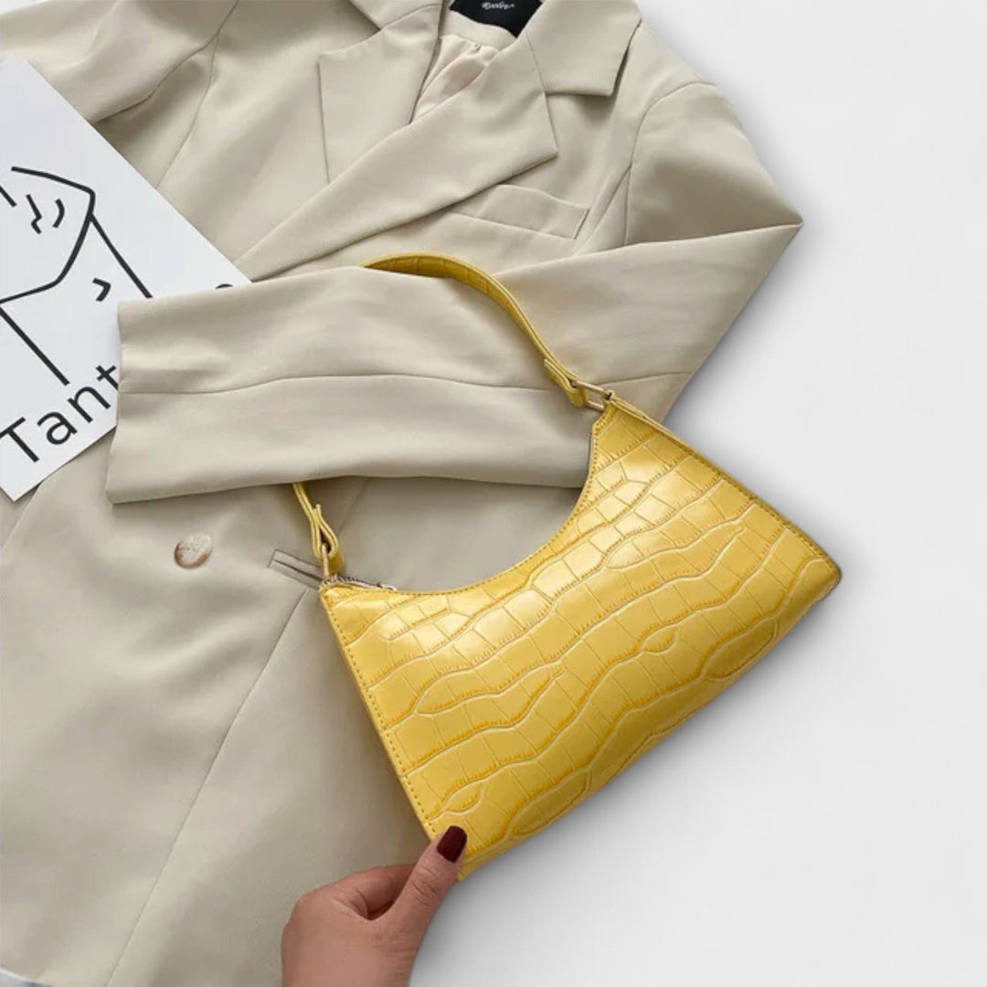 Melina | Glänzende Leder Tasche