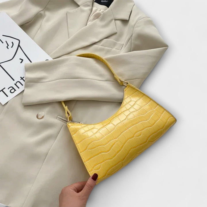 Melina | Glänzende Leder Tasche
