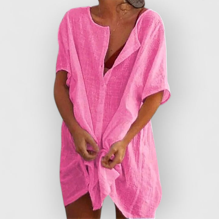 Vera | Vestito Corto in Cotone