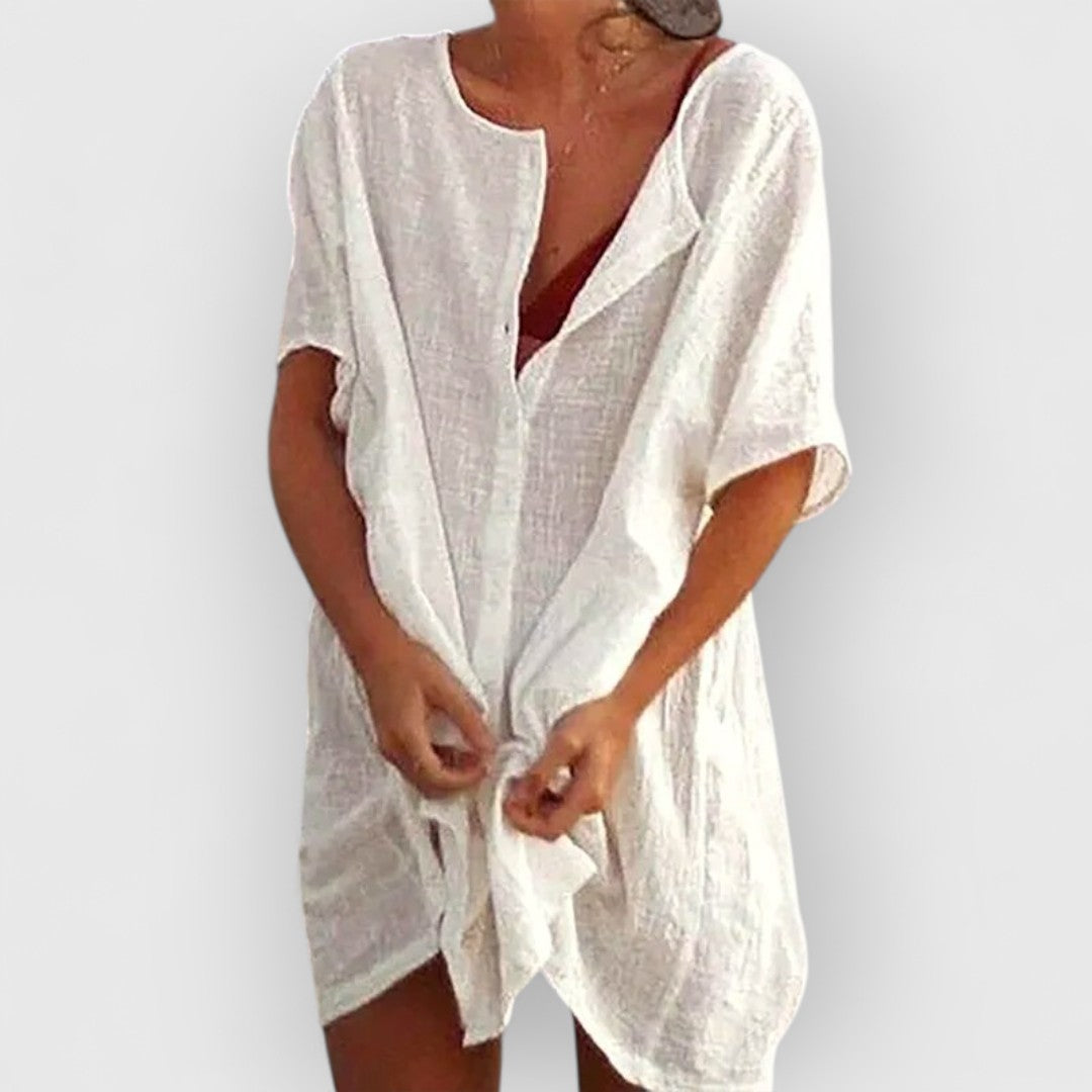 Vera | Vestito Corto in Cotone