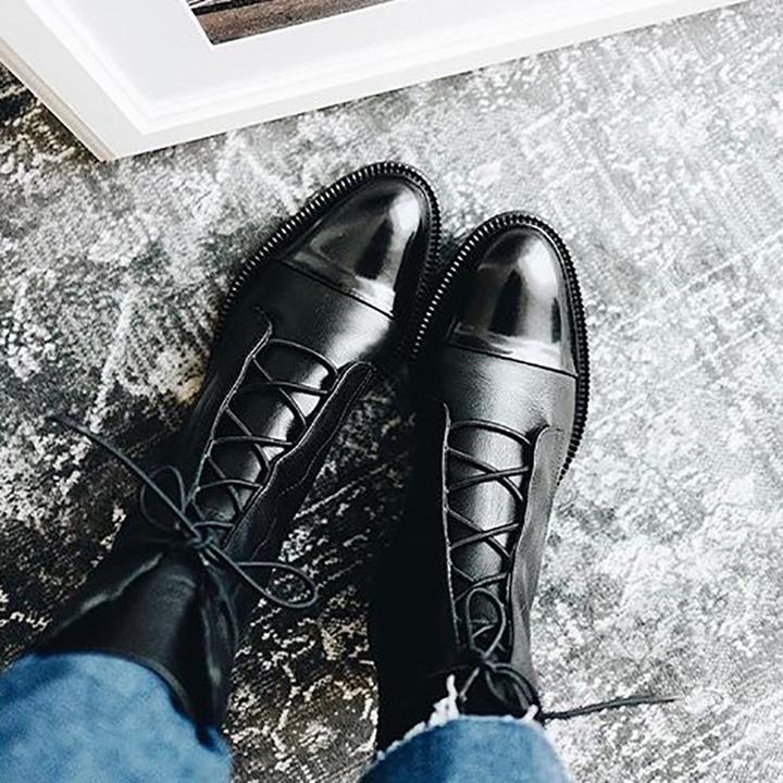 ALTHEA | Klassische Schnür-Stiefeletten